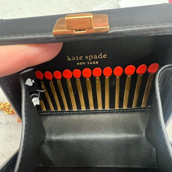 Collectible novelty Kate Spade Matchbox rare Mini Frame Clutch Crossbody New!!! - Picture 15 of 15